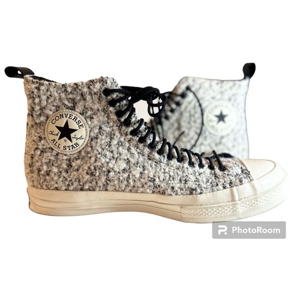 Converse Boucle Wool Chuck Taylor Hi 70\' White/Black-egret main image 8